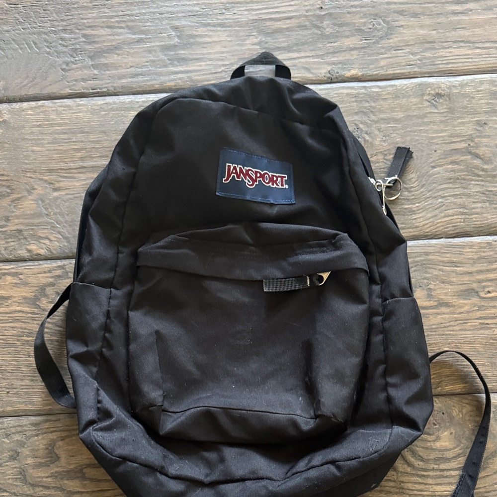 Jansport Black Everyday Backpack with Front Pocket
